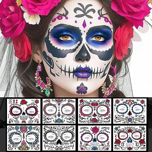 Glow in The Dark Face Makeup Patches Glitter Freckles Face Tattoo Glitter Freckles Sparkle Makeup Patches Dot Face Glitter Speckles Patches for Women