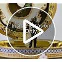 Hinged Music Box with Phantom and Christine Figurines - Music of the Night Melody, Jewelry Storage