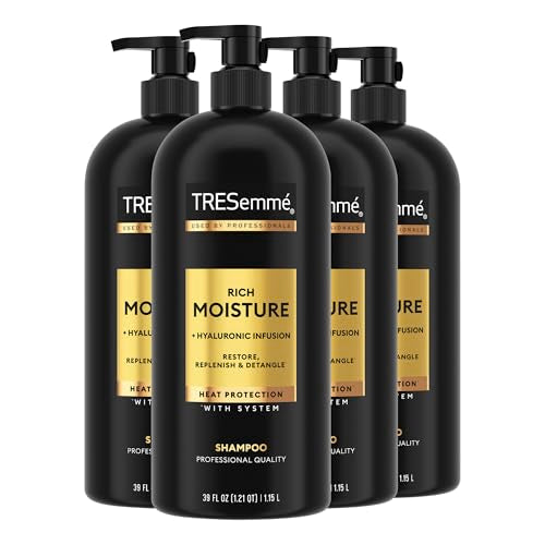 Hydrating Shampoo for Dry Hair 39oz - Moisturizing Hair Care Set 4 Pack