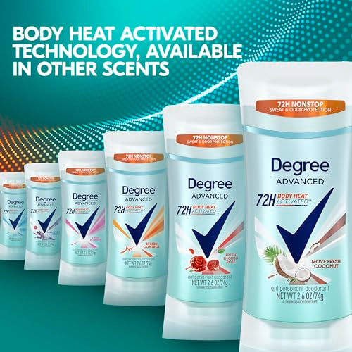 Degree Coconut & Hibiscus Antiperspirant Deodorant 72-Hour Freshness for Women