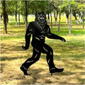 4ft Bigfoot Metal Garden Statue Outdoor Decor Yard Art for Lawn & Garden
