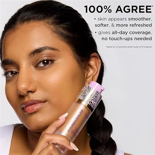 tarte Babassu Foundcealer Dewy Foundation Broad Spectrum SPF 20 Sunscreen ? Foundation & Concealer in 1 with SPF, Vegan Skincare Makeup with Radiant Buildable Medium Coverage, Cruelty Free