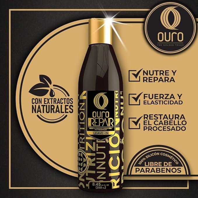 Ouro Extra Repair Hair Treatment with Argan Oil & Keratin 8.45oz