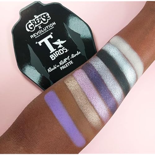 Revolution X Grease T Birds Rock'n Roll Shadow Palette 9 X 0.03 oz/1.0 g, smoky with matte