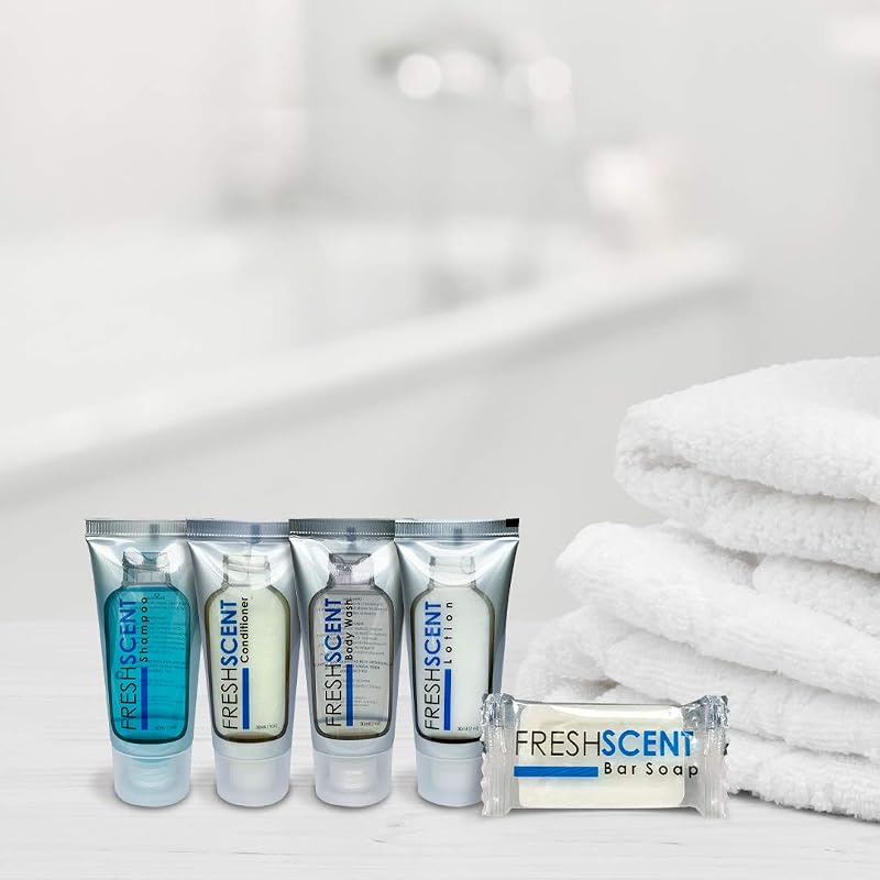Freshscent 1oz Body Wash (Pack of 100) Hotel & Hospitality Bulk Travel Size