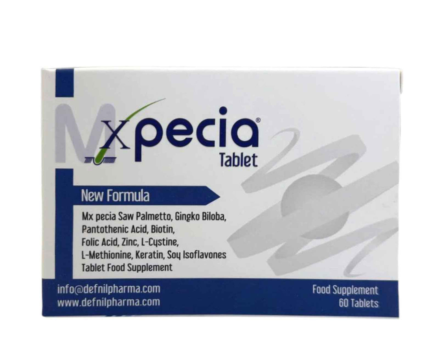 XPECIA FOR MEN ANTI HAIR LOSS DHT BLOCKER NEW HAIR GROWTH FORMULA 60 TABLETS