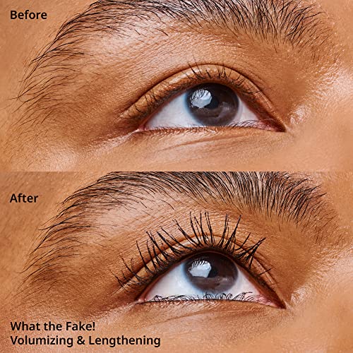 essence | What the Fake! Volumizing & Lengthening Fiber Mascara | Paraben Free | Cruelty Free (Pack of 2)