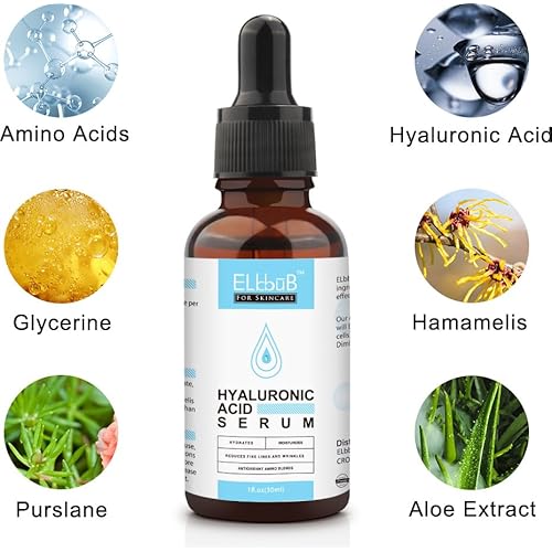 Anti Aging Vitamin C Serum Hyaluronic Acid Serum Set - with Hyaluronic Acid, Skin Care Set Boost Skin Collagen,Hydrate & Plump Skin, Anti Aging & Wrinkle Facial Serum