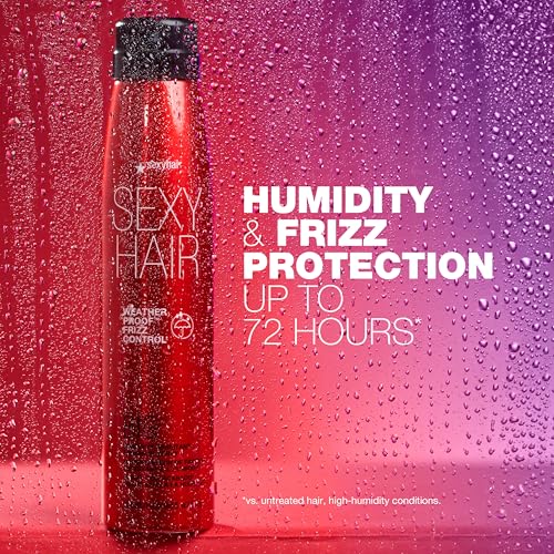 SexyHair Big Weather Proof Frizz Control Finishing Spray | Lightweight | Up to 72 Hour Humidity & Flyaways Resistance | Flexible & Adjustable Hold