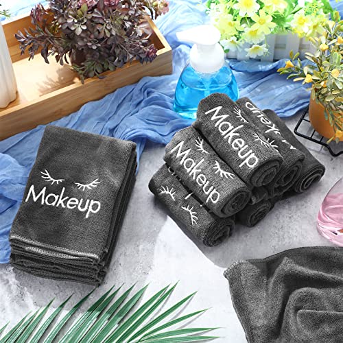 Vabean 20-Pack Microfiber Makeup Remover Washcloths - Soft, Reusable Face Towels 13x13 inches