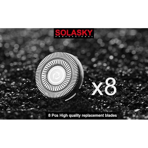 Double-Ring 8pcs Shaver Razor Blade for Pitbull Skull Shaver Replacement head shaver Heads Blades (8 PCS)
