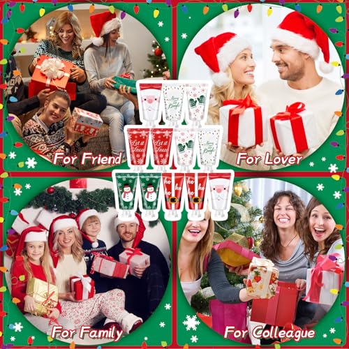 96 Pieces Secret Santa Gift Set: Mini Christmas Hand Cream Travel Size Lotion Bulk Holiday Stocking Stuffers Appreciation Gifts for Women Employee Coworker Staff 30ml 6 Natural Plant Fragrance