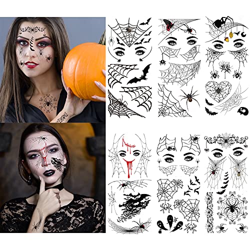 Premium Metallic Waterproof Tattoos Stickers - 160+ Shimmer Designs in Gold, Silver, Black and Turquoise Temporary Fake Jewelry Tattoos (Style 1)