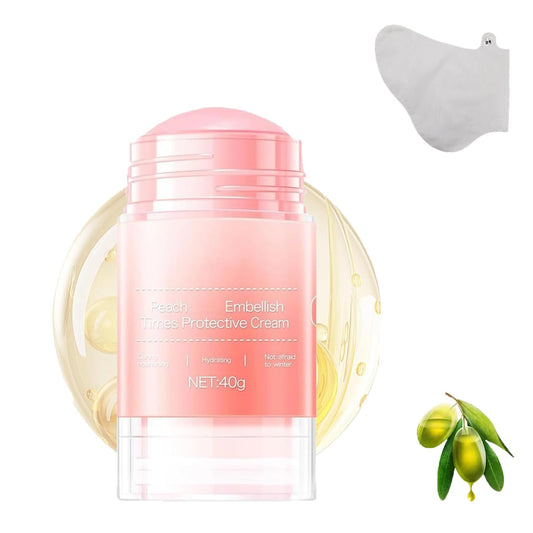 Equrhsa Foot Care Cream Cracked Feet, Eourhsa Crack Feet Prevention Stick, Equersha Foot Balm, cracked Heel Stick Balm, Anti Cracked foot Cream for Dry Heels, Hydrating and Smoothing (Pink, 1)