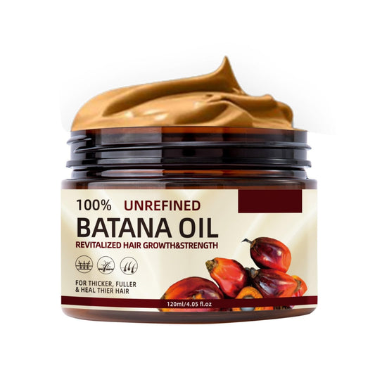 Hotiary Batana Oil for Hair Growth, Organic Batana Oil Hair Mask Thickness Hair Conditoner for Hair Loss Repairs Damaged Split Ends for Men & Women (4 Ounce (Pack of 1))