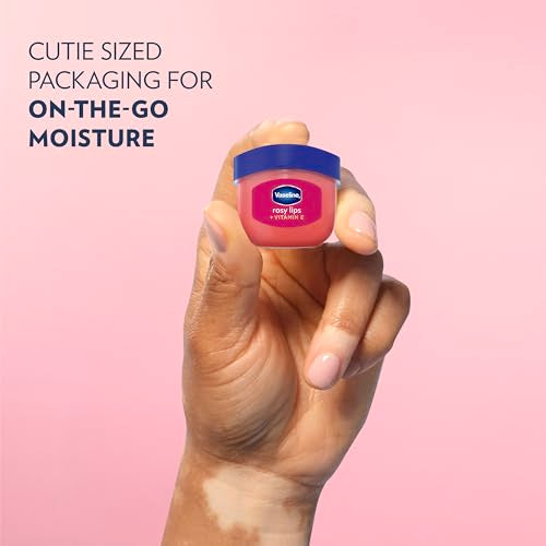 Vaseline Lip Therapy 2 ct Rosy Lips Mini For Dry, Chapped Lips Moisturizing Tinted Lip Balm 0.5 oz