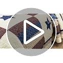 VISIMISI Reversible Cotton Bedspread Quilt Set Star Pattern Queen Size - All Season Kids Bedding