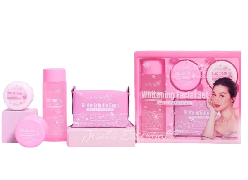 Brilliant Skin Whitening Facial Set — Soap, Toner, Cream & SPF 30
