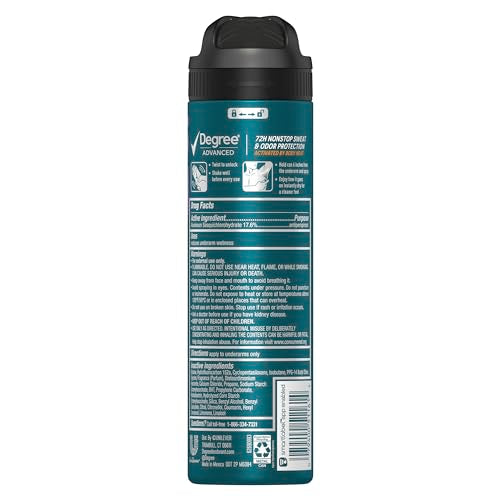 Degree Men Deep Cedar & Lavender Antiperspirant Deodorant Dry Spray Pack of 3 - 3.8 oz each - Fragranced