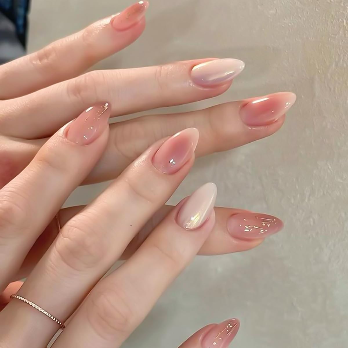 SUTOZMIWE Ombre Gel Nail Polish Kit, 9 Colors Gradient Painting Gel Polish with 8Pcs Nail Sponges for Ombre Nails Aura Nails French Manicure Soak Off UV Pastel Nail Art Varnishes Set DIY Nail Design