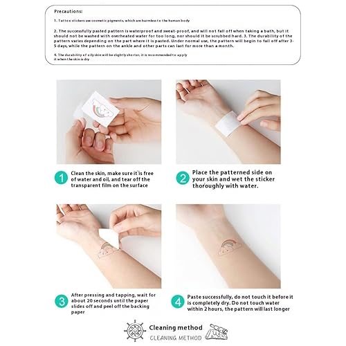 Kids Temporary Tattoos ? 400+ Designs, 22 Sheets Waterproof Body Stickers for Parties, Swimming, Costumes & Everyday Play