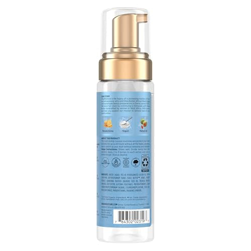 SheaMoisture Manuka Honey & Yogurt Smooth & Hold Multi-Styling Hair Mousse for Nourishment 7.5 fl oz