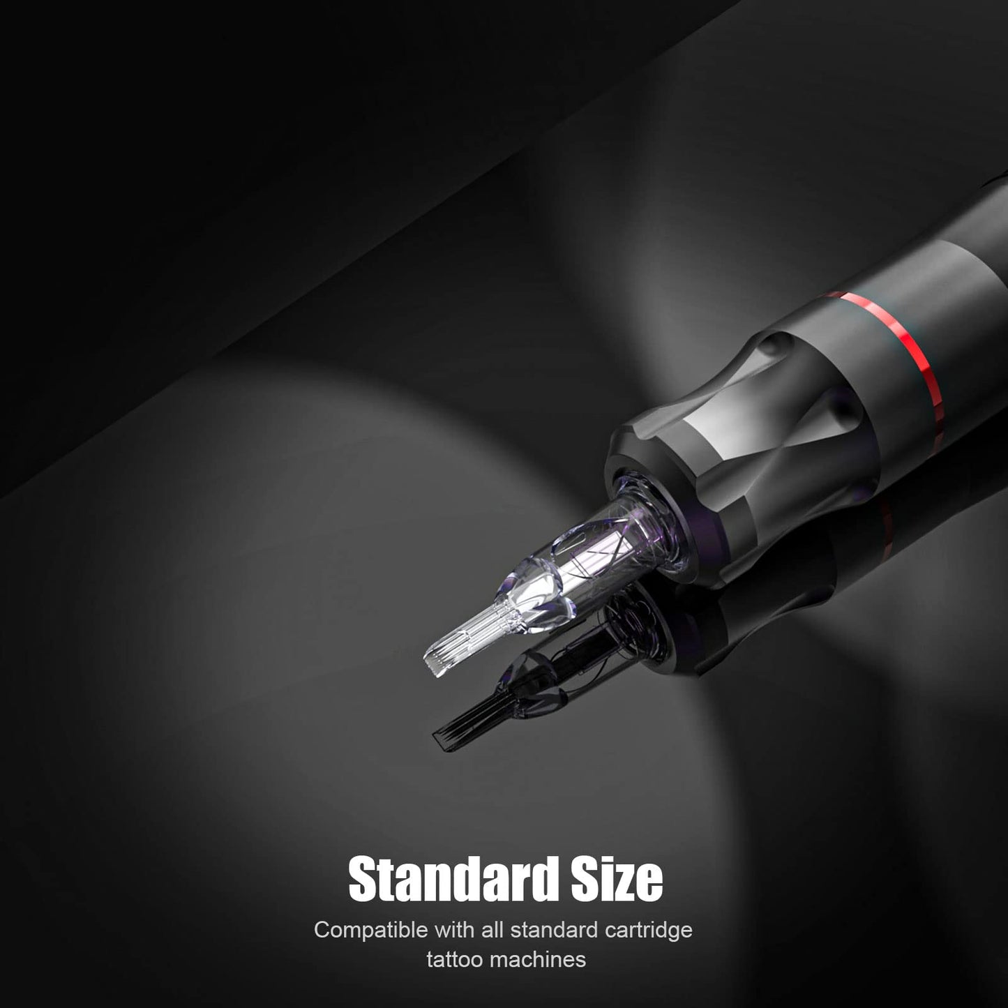 Wormhole Tattoo Cartridge Needles, 20pcs Mixed Sizes 3RL 5RL 5RM 7RM Disposable Tattoo Needles Cartridge Round Liner Shader Magnum for Cartridge Tattoo Pen Machine Permanent Makeup Tattoo Supplies