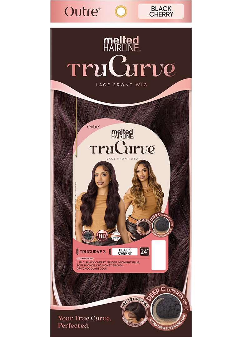 Outre TruCurve Melted Hairline Lace Front Wig - Jet Black 1 (Variation: JET BLACK 1)