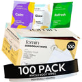 Travel Deodorant Wipes for Women & Men - Variety Pack 50 Count x 2