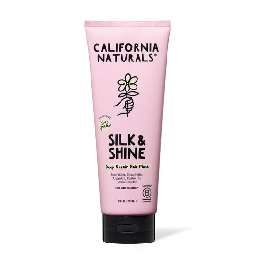 California Naturals Deep Repair Hair Mask, Paraben and Sulfate Free, Deep Conditioner for Dry, Damaged Hair, Nautral, Vegan, Hydrating and Conditioning, For Curly, Frizzy, All Hair Types, 12 fl oz