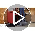 Industrial Gray Foldable Step Stool - Non-Slip, Supports 300lbs, Compact & Portable