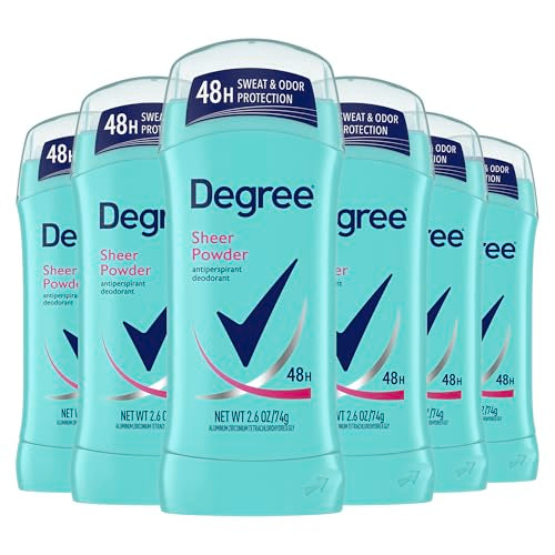 Floral Scent Degree Original Antiperspirant Deodorant Sheer Powder Pack of 6 2.6 oz