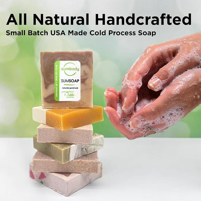 Variety Six Pack Handmade Cold Process Soap - Sumbody USA Made