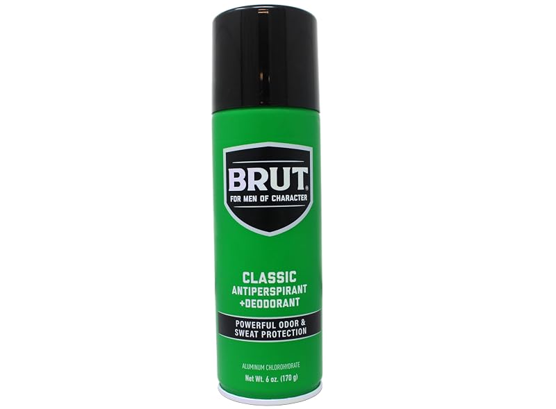 Brut 6 oz Classic Scent Antiperspirant Aerosol - 6 Pack