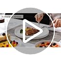 Ivory White Porcelain Dinnerware Set for 6 - 18 Piece Serving Plates & Bowls
