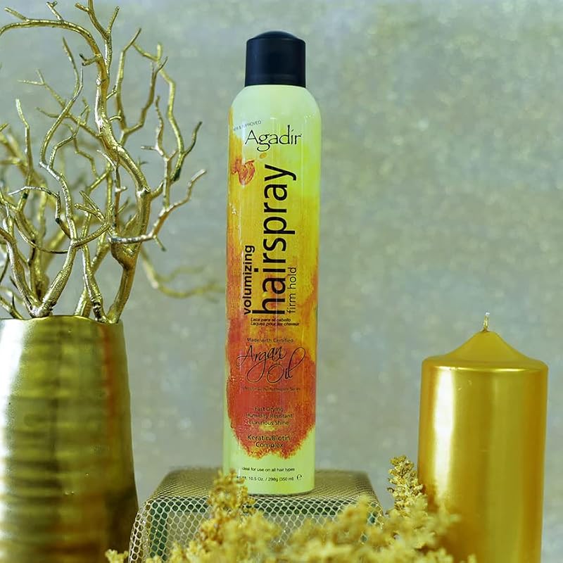 Agadir Volumizing Firm Hold Hair Spray - 10.5 oz, Humidity Resistant