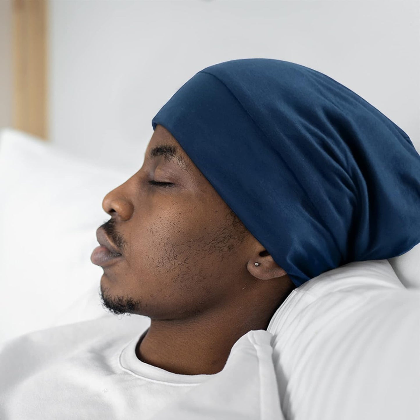 100% Silk Dreadlock Cap & Bonnet for Sleeping - Extra Large Hair Cover for Men & Women