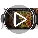Sunvivi 12-in-1 Programmable Slow Cooker 6.5QT with Timer & Keep Warm - Black