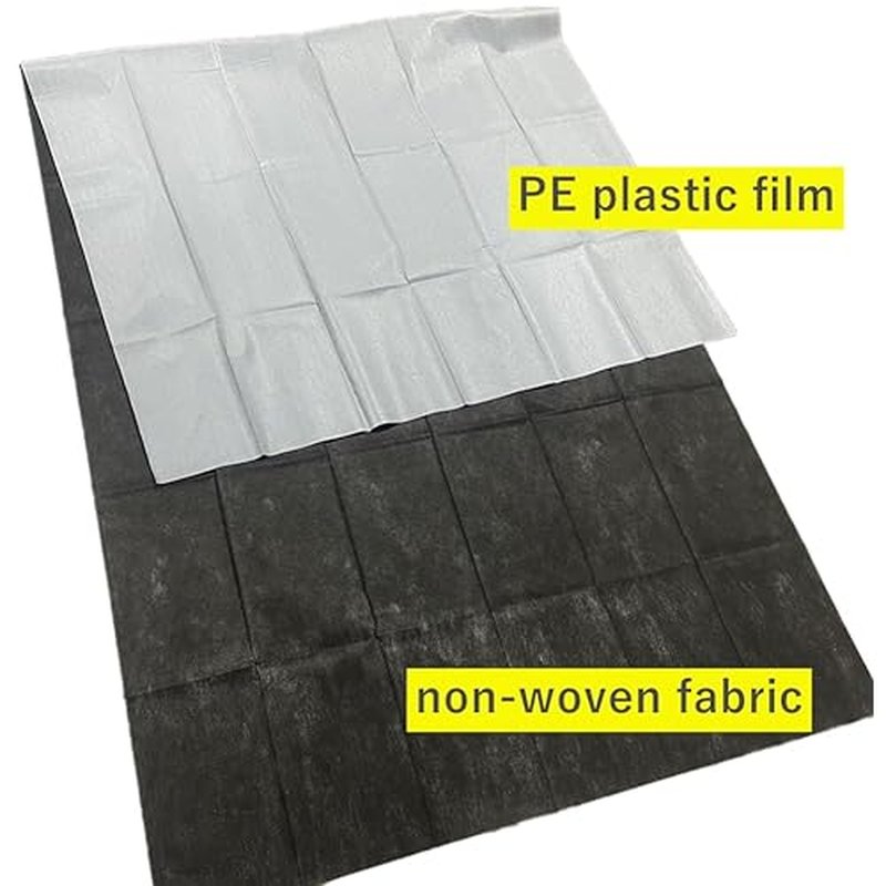 20 Pieces Tattoo Bed Covers Disposable Drape Sheets Black 40 x 90 inches Thick Massage Table Cover Waterproof for Tattoo Chair Cleaning Supplies, Medical, Soft Non Woven Fabric and Ink-proof Poly