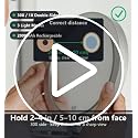 FASCINATE 6.5'' White Travel Magnifying Mirror with Light, 30X Dual-Sided & Rechargeable