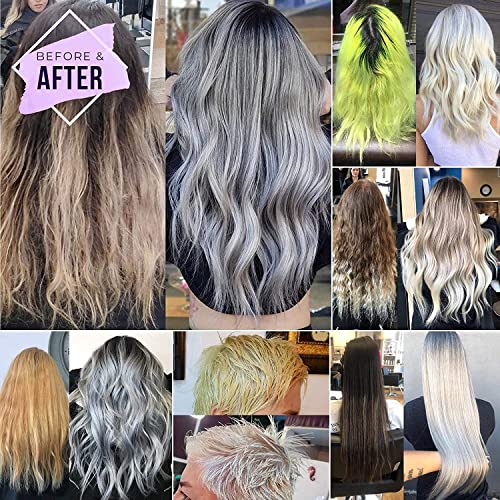 Fanola No Yellow Purple Shampoo & Nutri Care Deep Conditioner 11.8 oz 2 Pack for Blonde & Damaged Hair - Anti Brass Toning