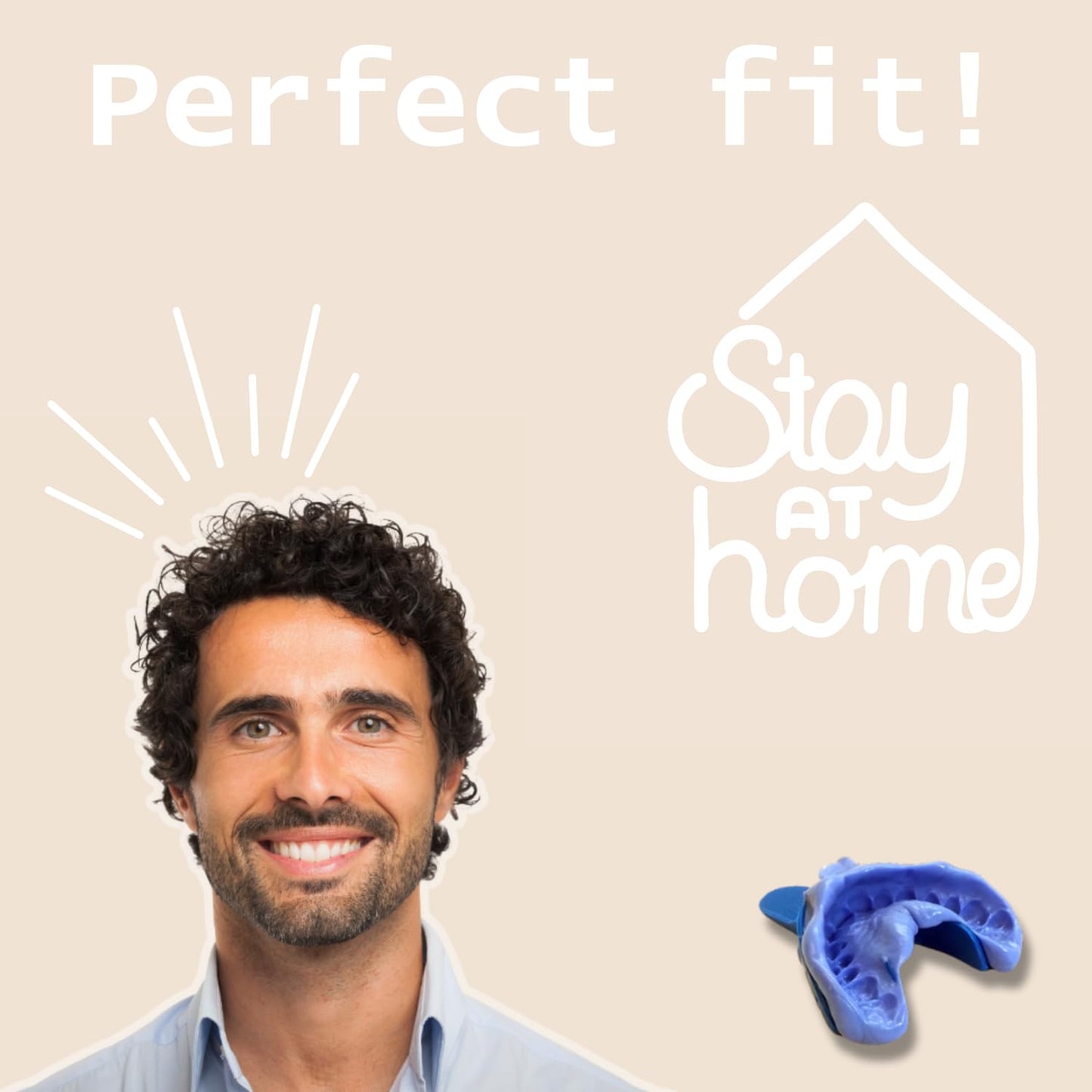Silicone Indentation Teeth At home Kit | Fast Setting, Great Fit For Retainers and More