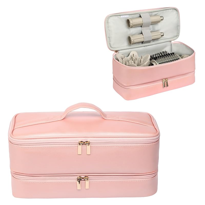 Double-Layer Carrying Case for Shark Flexstyle Rose Pink