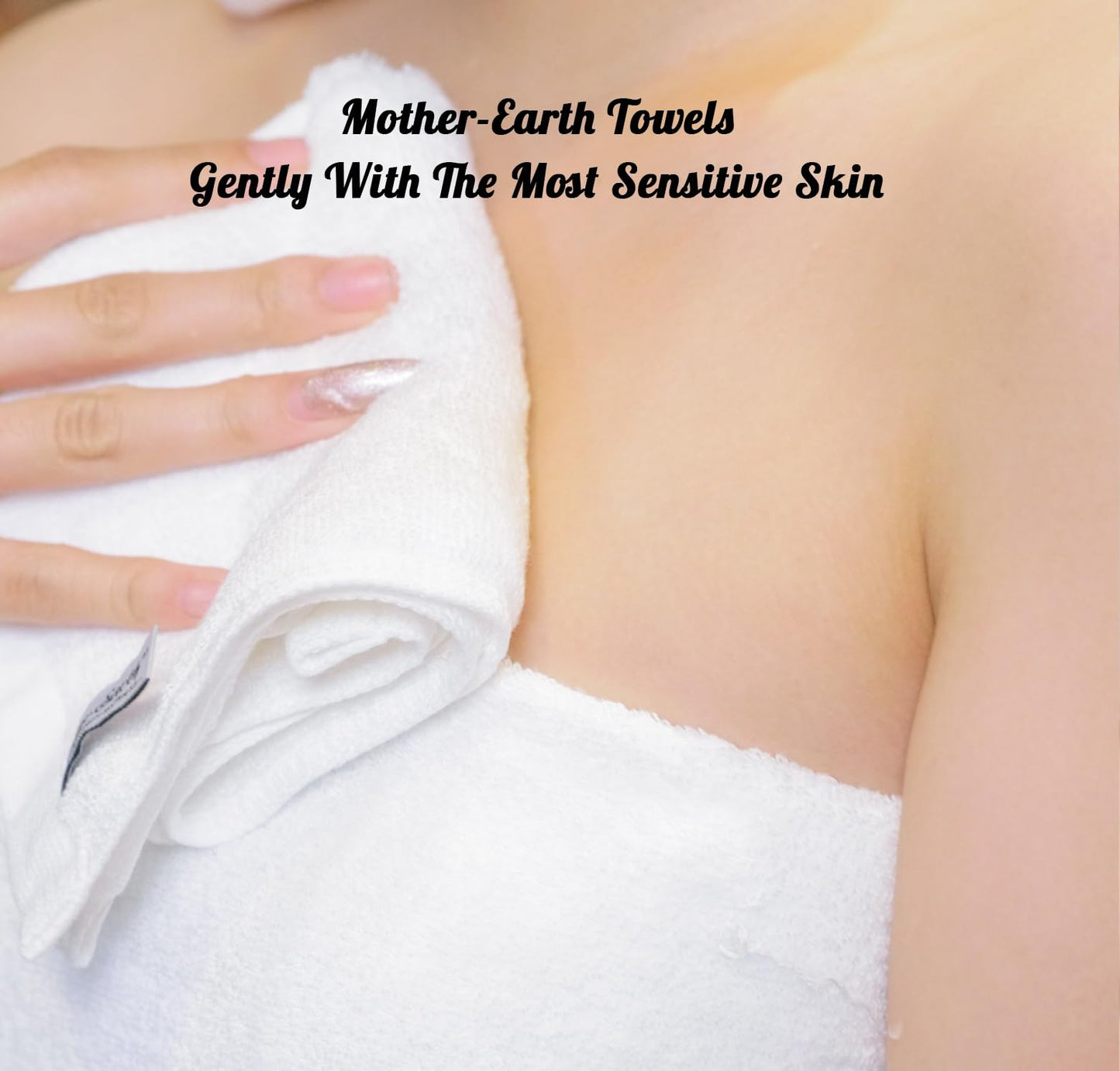 Mother-Earth 6-Pack Bath Washcloths 12"x12" - Soft and Absorbent Face Towels, Quick-Drying Wash Cloths for Sensitive Skin, Premium Quality for Daily Use (Pink Cotton)