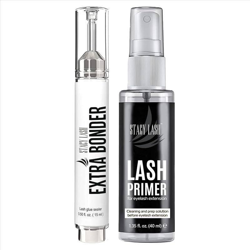 Lash Extension Extra Bonder + Primer Duo 40ml | Stacy Lash