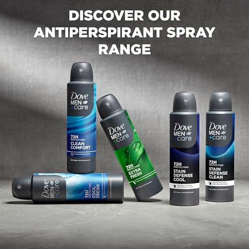 Dove Men+Care Cedarwood & Tonka Antiperspirant Dry Spray 3.8 oz Pack of 4