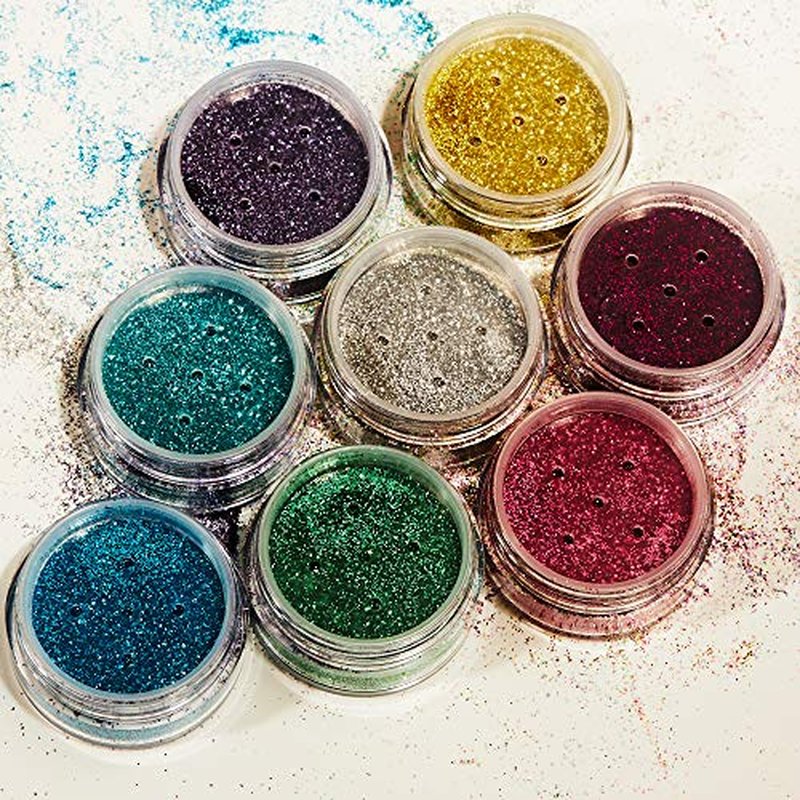 Biodegradable Eco Glitter Shakers by Moon Glitter - 100% Cosmetic Bio Glitter for Face, Body, Nails, Hair and Lips - 5g - Gold