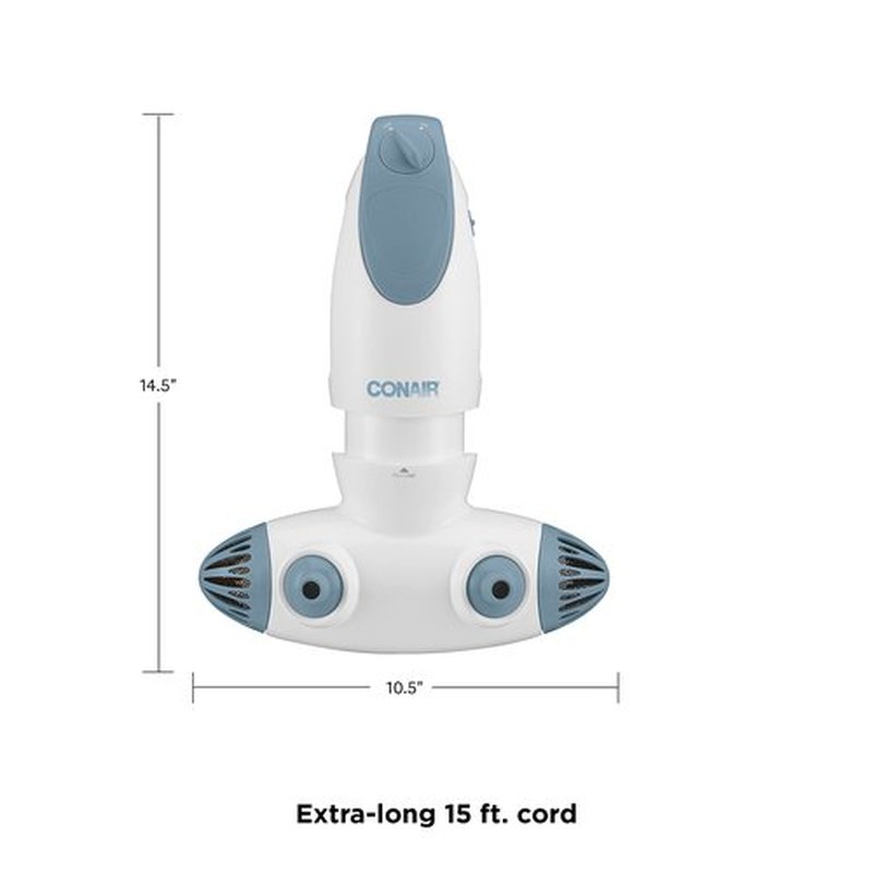 Conair Jet Hydro Spa - Portable Bath Spa with Dual Hydro Jets for Tub - Bath Spa Jet for Tub Creates Soothing Bubbles and/or Massage - Spa Bath for at Home Use