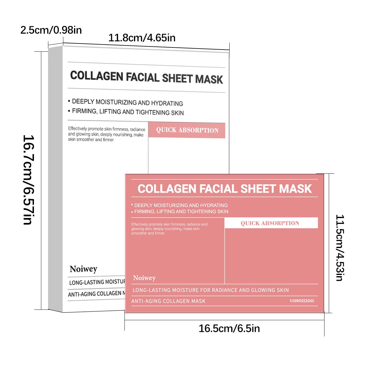 Deep Collagen Face Mask Hydration & Pore Tightening Facial Mask Set– Bio-Collagen Real Deep Overnight Mask for Women’s Skincare