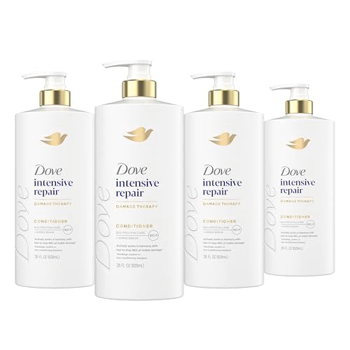 Dove Intensive Repair Conditioner for Damaged Hair & Breakage 28oz Pack of 4 - Fragranced